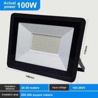ราคา สปอร์ตไลท์ led 220v ไฟสปอร์ตไลท์ 10w 30w 50w 150w 200w 300w ไฟกลางแจ้ง Flood Light Saving ตกแต่งสวน ขนาด IP66 Waterproof (21297080875)