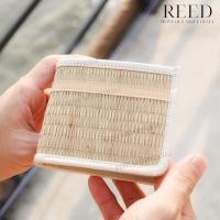ราคา REED กระเป๋าสตางค์หนัง เสื่อจันทบูร กระเป๋าสาน Handmade 100 (16357940273)