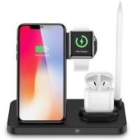 ราคา 30W 3in1 Wireless Charger แท่นชาร์จไร้สายตั้งโต๊ะ Fast Charging Station สำหรับ Samsung S22 S21 S20 Ultra Galaxy 5 4 3 Active 2 1 Buds Huawei For Watch Airpods iPhone Qi Fast Charging Dock Station (189