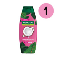 ราคา 350 ml Palmolive shampoo moisture แชมพูสระผมผสมครีมนวด Palmolive ปาล์มโอลีฟ เนเชอรัล อินเทนซีฟมอยซ์ ขวดชมพู (20790925715)