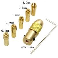 ราคา หัวจับดอกสว่านเครื่องเจาะขนาดเล็กอะแดปเตอร์7ชิ้น เซ็ตขนาด0 5 3มม Inner2mm 2 35mm หัวจับดอกสว่านชุดสว่านไฟฟ้าขนาดเล็กหัวจับดอกสว่านเกลียวขนาดเล็กชุดกล่องเครื่องมืองานไม้ (21171280185)
