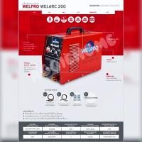 ราคา WELPRO เครื่องเชื่อม รุ่น WELARC 200 200แอมป์ 220V MMA เชื่อมเหล็ก สแตนเลส อลูมิเนียม เชื่อม เชื่อมอินเวอร์เตอร์ เครื่องมือช่าง ตู้เชื่อม (20582801993)
