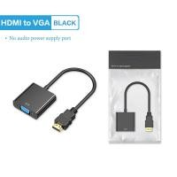 ราคา 1080P HDMI ไปยังตัวแปลงวีจีเอตัวผู้ไปยัง Famale Converter สำหรับจอมอนิเตอร์พีซี Ps3 4 FHD HDMI VGA อุปกรณ์สายอะแดปเตอร์ (20944304333)