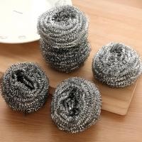 ราคา ฝอยขัดหม้อ ฝอยแสตนเลส ใยขัดกระทะ 1แพคมี6ชิ้น E 0038 (9276490169)