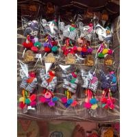 ราคา พวงกุญแจช้างผ้าฝ้ายเมืองแต่งปอมปอมแพ็ค1ตัว (16612456374)