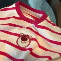 ราคา ชุดเซ็ทเด็ก ผญ แฟชั่นเด็กผู้หญิง การ์ตูนสตรอเบอร์รี่หมีสาวชุดสูท เสื้อยืดลายล็อตโซ่1 9 ขวบ เสื้อเด็กน่ารัก สินค้ามาใหม่ ชุดน่ารัก (15066850679)
