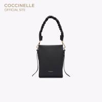 ราคา COCCINELLE กระเป๋าคลัชผู้หญิง รุ่น BOHEME GRANA DOUBLE CLUTCH 190401 สี NOIR NOIR (21018670810)
