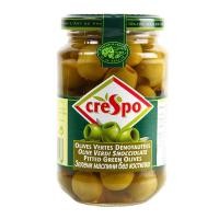 ราคา มะกอกเขียวไม่มีเมล็ด ในน้ำเกลือ เกรสโป ขนาด 333กรัม Crespo Pitted Green Olives 333 G (13023708247)