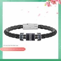 ราคา Swarovski สร้อยข้อมือสวารอฟสกี้คู่เชือกหนังผู้ชายและผู้หญิงสร้อยข้อมือสร้อยคอของขวัญ (14603231437)