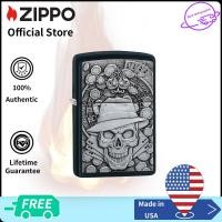 ราคา Zippo Gambling Skull Black Matte Emblem Windproof Pocket Lighter Zippo 49183 Lighter Without Fuel Inside สีดําด้าน ไฟแช็กไม่มีเชื้อเพลิงภายใน (14130975941)