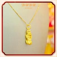 ราคา 18k อิตาลีทองสร้อยคอผู้หญิงขนส่ง Zhaocai Pixian 92 9 เครื่องประดับจี้ทองบริสุทธิ์ ทอง แท้ หลุด จำนำ (20613130827)