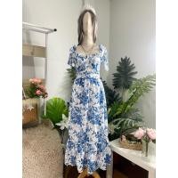 ราคา Skyness Dress เดรสสายเดี่ยว เดรสสีฟ้า เดรสสีขาว ชุดเที่ยว ชุดไปทะเล (18577238313)