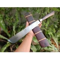 ราคา มาเชเต้ Machete spata มีดลาบ สปาต้า มีดเดินป่า มีดแคมป์ มีดเหน็บ ใบ 12 2 เหล็ก ตลป Japan ตีร้อนผิวขัด ตอกลาย ด้าม ฝักไม้พะยูง รัดหวายถัก คอเลส (17148223978)