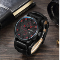 ราคา GoldenSupplier นาฬิกาข้อมือผู้ชาย นาฬิกาแฟชั่นผช สายหนัง CURREN 8225 (5044546952)