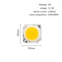 ราคา ชิป LED 2ชิ้นสีคู่15V 36V 54V 72V 90V คูลวอร์มไวท์5W 7W 12W 18W 24W 36W สำหรับโคมไฟฟลัดไลท์รางไฟสปอตไลท์ DIY (18850281036)