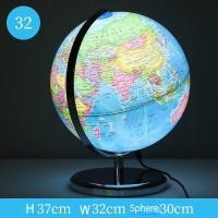 ราคา ลูกโลกเวอร์ชันภาษาอังกฤษลูกโลกแผนที่โลกพร้อมอุปกรณ์การศึกษาภูมิศาสตร์ไฟ LED (19628040784)