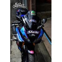 ราคา สติ๊กเกอร์ YAMAHA YZF R15 V 2 2018 2020 ลายฉลามฟ้า (835950656)