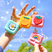 ราคา กระเป๋าสตางค์ กระเป๋าใส่เหรียญ ลายการ์ตูนน่ารัก พวงกุญแจเกาหลี Coin purse (21015744016)