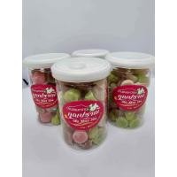 ราคา 4กระป๋อง อาลัวชาววัง อบควันเทียน คุณปราณี ขนมไทยโบราณสูตรเพชรบุรี เจ ขนาด 200 กรัม (21213692724)