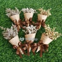 ราคา ช่อดอกไม้จิ๋ว สุดคิ้ว แพค6ชิ้น น่ารักสุดสุด ดอกไม้แห้ง แคสเปีย สุ่ย (3503084005)