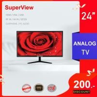 ราคา ทีวี SuperView LED TV ขนาด ทีวี24นิ้ว ทีวี ทีวี32นิ้ว tv ทีวี ทีวีจอแบน โทรทัศน์ (16075266022)