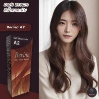 ราคา เบอริน่า A2 สีน้ำตาลเข้ม สีย้อมผม ครีมย้อมผม สีผม เปลียนสีผม Berina A2 Dark Brown Hair Color Cream (8700758456)