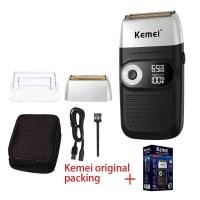 ราคา Kemei เครื่องโกนหนวดไฟฟ้าสำหรับผู้ชาย เครื่องโกนหนวดเคราแบบชาร์จไฟได้เครื่องโกนหนวดไฟฟ้าเครื่องเล็มผมดูแลผิวหน้าแบบลอย (21170105372)