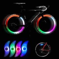 ราคา ไฟ LED ไฟติดล้อจักรยาน ไฟจักรยาน ไฟติดล้อรถจักรยาน ติดตั้งง่าย กันน้ำ ไฟวน 7 สี 1039 (18945244036)