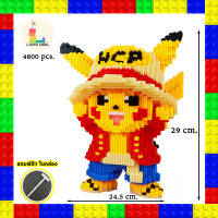 ราคา เลโก้นาโน บล็อคตัวต่อ เลโก้การ์ตูน โปเกม่อน Pokemon ปิกาจู อนิเมะ แบบเฟือง ของเล่น ของตกแต่งสะสม ของขวัญ สินค้าพร้อมจัดส่ง (19785183443)