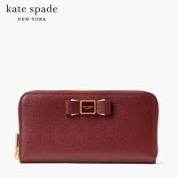 ราคา KATE SPADE NEW YORK MORGAN BOW SPENCER ZIP AROUND CONTINENTAL WALLET K9925 กระเป๋าสตางค์ (17068729261)