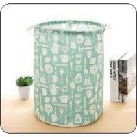 ราคา ตะกร้าผ้าพับเก็บได้ ตะกร้าใส่เสื้อผ้าใช้แล้ว อเนกประสงค์ ลายน่ารัก สีสวย ID 0026 (3305120014)