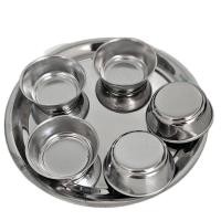 ราคา ชุดข้าวพระ สแตนเลส 5 ใบ สำหรับถวายพระพุทธรูป (20973438210)