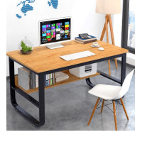 ราคา Global House SMITH โต๊ะทำงาน รุ่น HD004 ขนาด 60X120X73ซม สีไม้ลูกแพร์ รับประกันของเเท้ (19165603522)