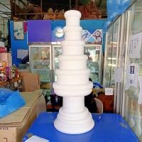 ราคา โฟมบายศรี 5ชั้น สูง41นิ้ว ฐาน15นิ้ว มีพุ่มยอด โฟมพานพุ่ม โฟมทำบายศรี โฟมทำพาน โฟมพุ่ม โฟมวงกลม โฟมแผ่น โฟมบายศรี (7878923063)