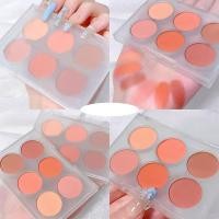 ราคา 6 สี Blush Palette Matte Powder Facial Contour Blush Palette ความงามบนใบหน้าเครื่องสำอางค์แต่งหน้า Blush Type B (21221863235)