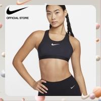 ราคา Nike Womens Dri Fit Swoosh High Sports Bra Black (21205011642)