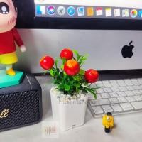 ราคา ต้นไม้ผลไม้มงคล ต้นไม้ปลอม 39 บาท 3 ต้น 100 บาท เสริมโต๊ะทำงาน ต้นส้ม ต้นแอปเปิ้ล ต้นทับทิม (11294406762)