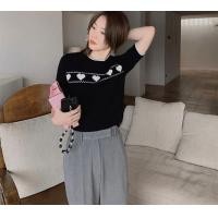 ราคา Ann Fashion เสื้อยืดไหมพรม เสื้อเที่ยว เสื้อยืดมินิมอล ผ้าไหมพรม ลายหัวใจ มีหลายสี เนื้อผ้าดีใส่สบาย 423 (17647517984)