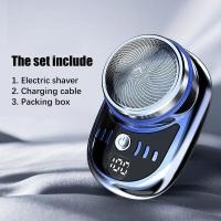 ราคา Cammuo เครื่องโกนหนวดไฟฟ้าขนาดเล็กชาร์จ USB แบบพกพาได้โกนหนวดขนาดเล็กแบบชาร์จไฟได้แบบมีดโกนหนวดไฟฟ้า (20976274943)