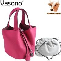 ราคา 2020คุณภาพสูงและใหม่เสื้อเมล็ดข้าว100 Pure Cowhide Picotinผู้หญิงกระเป๋าถือทรงสูงผู้ถือกระเป๋าถังกระเป๋า (7406594816)