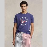 ราคา Sale Polo Ralph Lauren เสื้อยืดผู้ชาย Tee Classic Fit Polo Yacht Club T Shirt รุ่น MNPOTSH1N821857 สีฟ้า (20809240471)