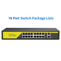 ราคา POE Switch สวิตช์เครือข่าย 4CH 8CH 16CH พอร์ตสวิตช์ POE อีเธอร์เน็ต 10 100Mbps IEEE 802 3 af at (19079174278)
