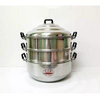 ราคา ซึ้ง ขนาด 44 ซม หม้อนึ่ง อลูมิเนียม 3 ชั้น ตราจระเข้ แข็งแรง ทนทาน อยู่เป็นตำนานคู่ครัวไทย Made in Thailand ขนาด 44 ซม (5182584947)