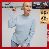 ราคา PUMA BASICS เสื้อวอร์มคอกลมผู้หญิง HER สีฟ้า APP 84983079 (19967497170)