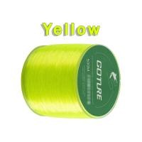 ราคา GOTURE 500M 547yds ไนล่อนเส้นเดี่ยวเอ็นตกปลาความดื้อรั้นสูงทนทานและทนทานเอ็นตกปลาใส ดำ เหลืองมี3สีให้เลือก (19048511944)