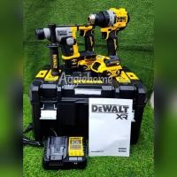 ราคา DEWALT SET สว่านโรตารี่ สว่านไร้สาย 20V รุ่น DCK2215P2T DCD800 DCH172 มอเตอร์ Brushless สว่าน (19695696225)