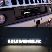 ราคา Badge Emblem DRL Day Running Light Hood Grill Grille Bonnet Led Logo Lamp For HUMMER H1 H2 H3 (13753207346)