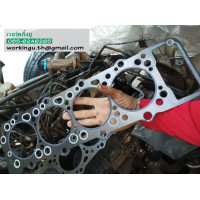 ราคา ปะเก็นฝาสูบ 4M40 อย่างดีความหนาเดิม สแตนดาร์ด (19561914447)