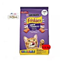 ราคา FRISKIES ฟริสกี้ส์ อาหารแมว รสปลาทูน่า และซาร์ดีน Surfin Turfin 6 5กก (14464661045)