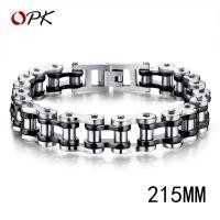 ราคา Opk โซ่สร้อยข้อมือผู้ชาย BIKER 316L สแตนเลสสร้อยข้อมือบุรุษแฟชั่นกีฬาเครื่องประดับจักรยานจักรยานการเชื่อมโยงโซ่สร้อยข้อมือเครื่องประดับสบายๆ (674406619)